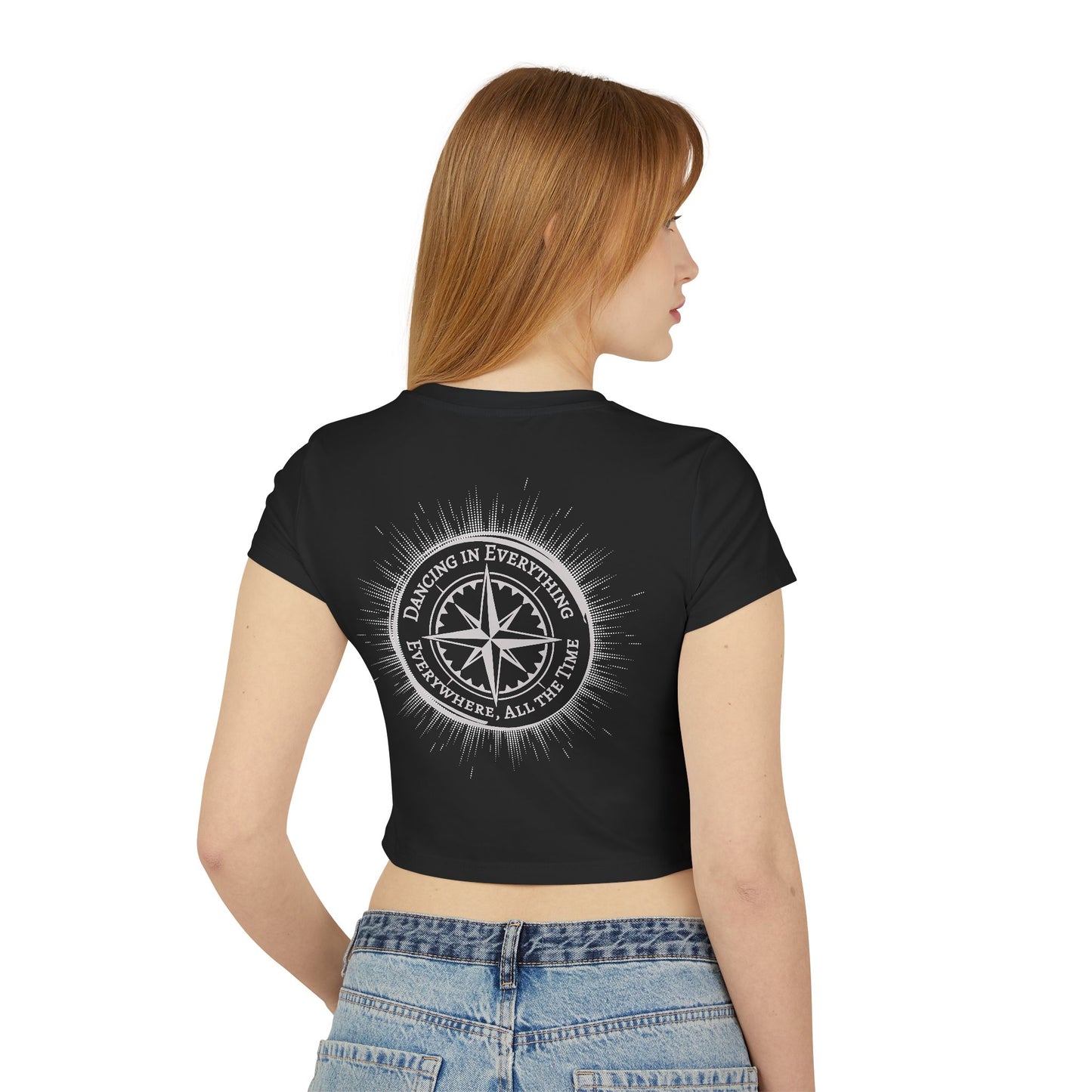 Ubiquidance Women's Baby T-Shirt Crop Top β Made to Move