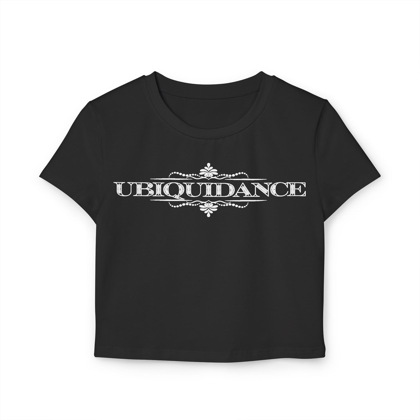 Ubiquidance Women's Baby T-Shirt Crop Top β Made to Move