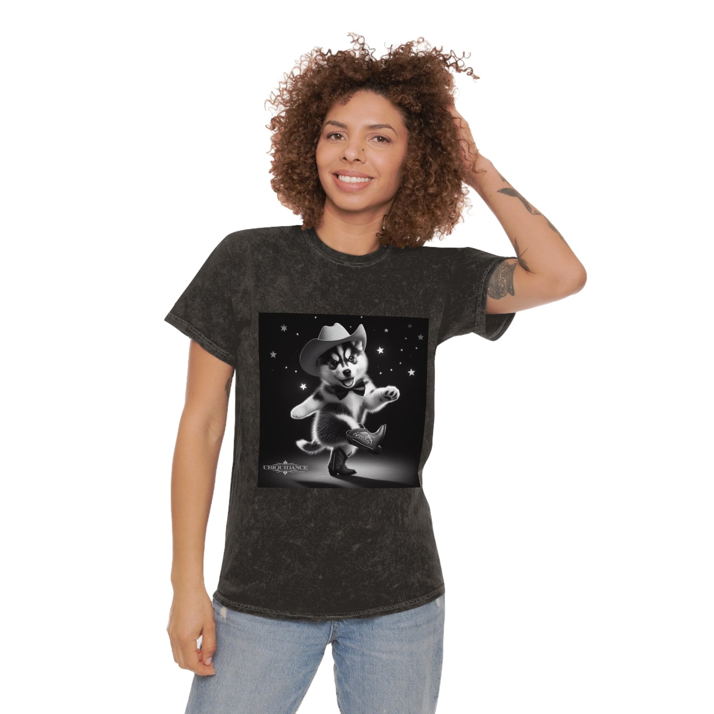 Dancing Husky Puppy T-shirt