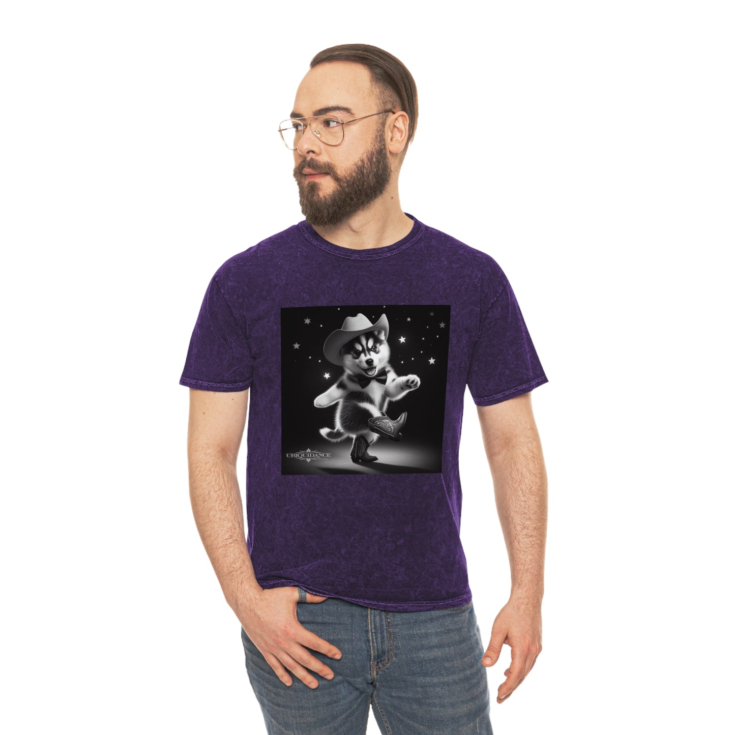 Dancing Husky Puppy T-shirt